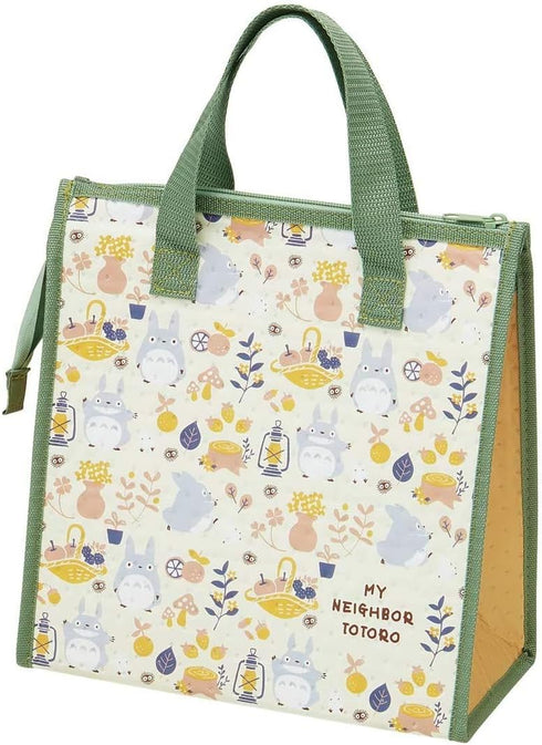 Skater My Neighbor Totoro Thermal Insulated Lunch Bag with Zip Closure - Foraging...