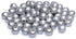 300 Silver Wood Beads, 10mm Round Ball Dyed Wooden Loose Spacer Beads for Bead Crafts Making Home Decor (3mm Hole)...