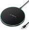 15W Fast Certified Wireless Charger pad Compatible with iPhone (15/15Pro/15 Pro Max, 14/14 Pro/14 Pro Max), Samsung (S24,S24+/S24Ultra,S23/S23+/S2...