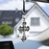 Car Pendant Metal Diamond Hanging Cross Auto Interior Rearview Mirror Dangle Ornament Accessories Gifts...
