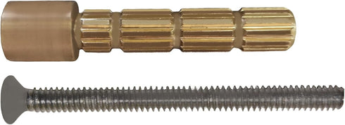 Compatible for Pfister faucet stem 12 broaches 3-Inch Female Brass Stem Extension Broach 12 with 10-24 by 3-Inch Screw Repair Kit for shower valve...