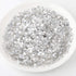 beadsland Flat Back Crystal Rhinestones Round Gems for Nail Art and Craft Glue Fix, Crystal (1.9-2.0mm) SS6/1440pcs...