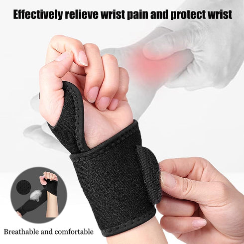 Wrist Support Braces for 3 Ways Wear,Adjustable Wrist Compression Strap for Arthritis Tendonitis Joint Pain Relief,Wrist Splint Guard for Carpal T...