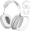?3 in 1? Case for AirPods Max Headphones, Clear Soft TPU Anti-Scratch Protective Case Cover, No Yellowing Transparent Accessories for Apple AirPod...