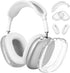 ?3 in 1? Case for AirPods Max Headphones, Clear Soft TPU Anti-Scratch Protective Case Cover, No Yellowing Transparent Accessories for Apple AirPod...