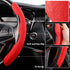 2 Pieces Steering Wheel Cover, Universal Segmented Suede Steering Wheel Cover for Men and Women ,Soft and Non Slip Steering Wheel Protector of Any...
