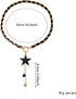 Black Wrap Velvet Choker With Black Heart Star for Women Long Chain Tassels Love Heart Star Necklace Jewelry Gift for Family And Friend...