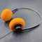 Orange Retro Over-Ear Headphone, Vintage Feelings Underwire Headphone, Retro Lightweight Earphones, Hi-Fi Stereo Earphone Headset, for Most Mobile...