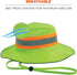 Ergodyne unisex adult Hi-vis Ranger Sun Hat, Lime, Large-X-Large US...