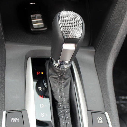 PIFOOG for Civic Car Interior Accessories Bling Gear Shift Cover Decal Automatic Shift Knob Stickers Crystal Decoration Trim for Civic 10th Gen 20...