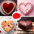 3 Pcs Cake Silicone Molds,Heart shaped cake pans Silicone Mold for Baking Homemade Dining,Reusable Silicone Fondant Mold Rainbow Mousse Cake Molds...