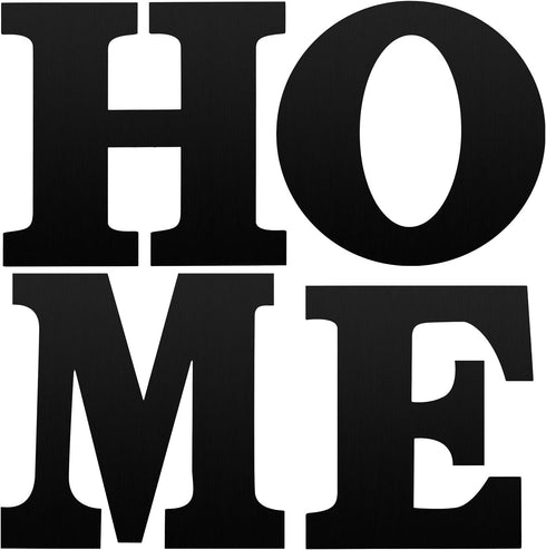 Jetec 4pc 12 Inch Farmhouse Wall Decor Home Sign Wall Decor Wooden Letters Hanging Large for Living Room, Farmhouse, Entryway Home Art(Black)...