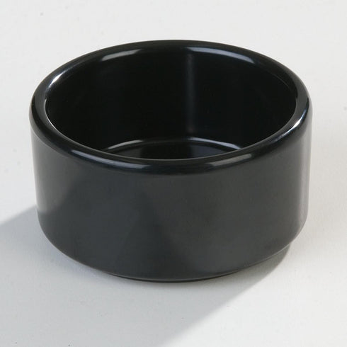 Carlisle FoodService Products 41203 Melamine Straight Sided Ramekin, 3-oz. Capacity, 3 x 1-1/2", Black...