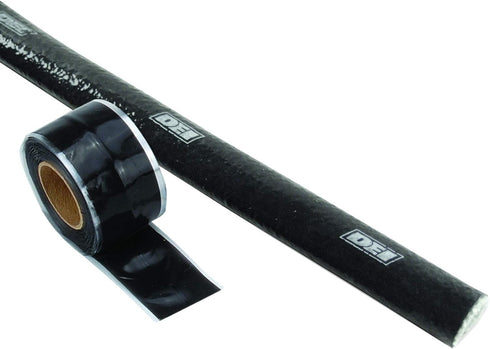 Design Engineering 010472 Fire Sleeve and Tape Kit 5/8" I.D. x 3ft Heat Protection for Wires, Hoses, etc....