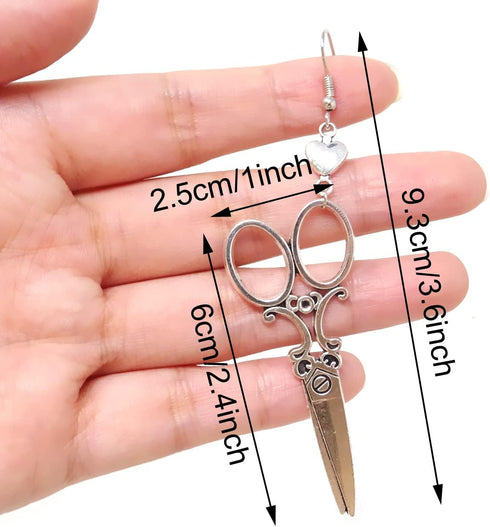 Honbay Gothic Scissors Dangle Drop Earrings Fashion Punk Earrings...