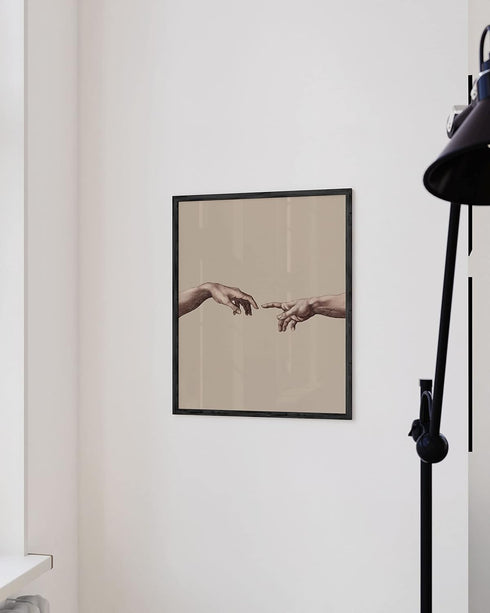 HAUS AND HUES The Creation of Adam Poster Michaelangelo Poster Light Academia Aesthetic Room Decor Aesthetic Posters for Bedroom Posters Aesthetic...