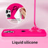 Jmltech for Silicone iPhone 15 Plus Case Heart Women Girly Hybrid with Soft Anti-Scratch Microfiber Lining Protective Phone Cases for iPhone 15 Pl...