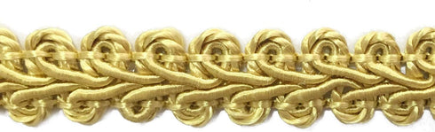 BEL AVENIR Braid Trim 1/2 inch 13.6 Yards French Gimp Basic Sewing Polyester DIY Crafts Costume Home Decorative (Gold)...