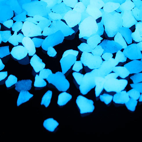 Glow in The Dark Gravel Stones Rocks, Aquarium Gravel, Glow Rocks Stones,Decorative Rocks for Fish Tank Aquarium Garden Planter Landscape Decorati...