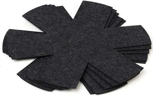 Pan & Pot Protectors for Stacking | 12-Piece Set and 3 Different Sizes | Cookware Polyester Felt Divider Pads...