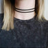 Zoestar Choker Necklace 2 Layered Black Velvet Collar Necklaces for Women...