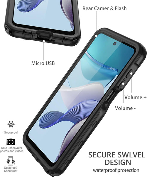 Design for Moto G Stylus Case 2023 5G Waterproof, Full Body ShockproofDust Proof Phone Case Cover for Moto G Stylus 2023 5G Case with Screen Prote...
