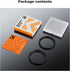K&F Concept 67-82mm(2 Pcs) Step-Up Ring Adapter, 67mm to 82mm Step Up Filter Ring for 67mm Lens Install 82mm ND CPL UV Lens Filter...