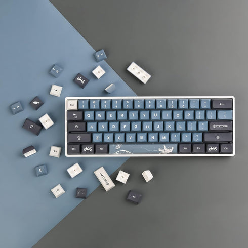 surmen PBT Keycaps XDA Keycaps Dye-Sublimation 60% Custom Keycaps 60 Percent for Cherry MX Switches Mechanical Keyboard(Apollo)...