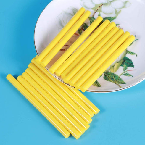 Healifty Clear Glue Sticks 16Pcs Hot Glue Sticks Hot Melt Glue Sticks for DIY Art Craft Repair Bonding Woodworking 10 x 0.7 x 0.7cm (Yellow)...