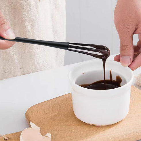 8 PCS Multifunctional Mini Whisk Mini Spoon Small Whisks 2 in 1 Whisk Utensil Mini Sugar Spoon Silcone Whisks Set Non Scratch Coated Kitchen Whisk...