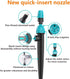 URANT Micro Spray Spray Sprinkler Sprinkler for 1/4 Inch Drip Irrigation Pipe,15 Adjustable 360-degree Water Dropper for Balcony,Garden Watering S...