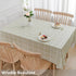 TruDelve Heavy Duty Vinyl Tablecloth Sage Green Plastic Table Cloth Spring Square Tablecloths Waterproof Outdoor Picnic Tables Cover (54'' x 54'',...