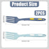2pcs Silicone Cooking Forks, Multifunctional Cooking Fork Spaghetti Fork Heat Resistant Nonstick Blending Fork for Kitchen Cooking Baking Stir Mix...