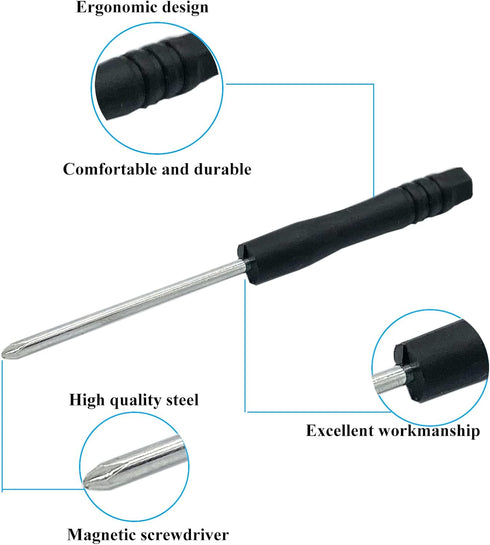 150 pcs Nickel Plated Tip Screws Pointed Cross Slot Leather Accessories 6 Sizes Belt Screws Include M2×3?M2.5×4?M2.5×5?M2.5×6?M3×5?M3×8 with 2mm S...
