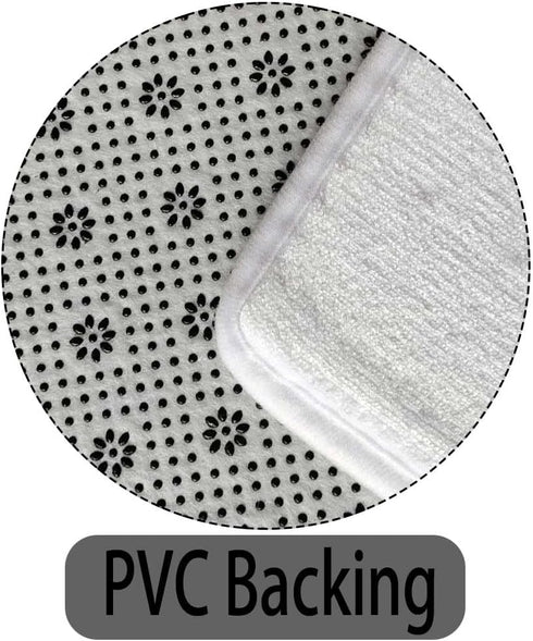 Orange Bathroom Rug Mat, Abstract Marble Bath Mats for Bathroom Non Slip, Modern Bath Rug Soft Luxury Microfiber Floor Rug for Tub Shower 19" x 31...