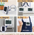 2-Pack Large Display Kitchen Timer - 3" Digital Timer Magnetic Back Loud Alarm - White Cooking Timers for Kitchen Teachers Students Games Meetings...