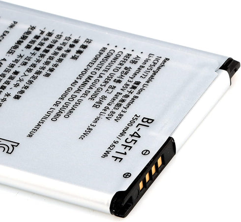 DDONG for LG Fortune M153 Fortune 2 LMX210CM, K8 2017, LV3 Replacement Battery BL-45F1F 2500mAh...