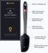 DI ORO Seamless Series Mini Silicone Spatula - BPA Free Pro-Grade 600ºF Heat-Resistant Non-Stick Small Rubber Jar Spatula - Silicone Kitchen Scrap...