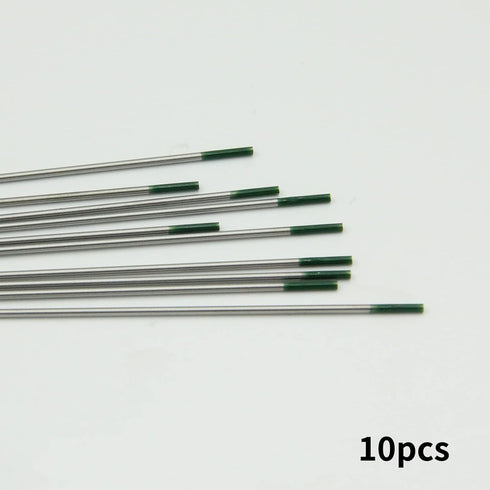 TIG Welding Tungsten Electrodes Pure Tungsten 1/16" x 7" (Green, WP) 10pk...