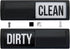 Gorilla Grip Clean and Dirty Dishwasher Magnet Sign, Optional Adhesive, Magnetic, Easy Read, Non-scratch, Heavy Duty Shutter Slide Magnets for Dis...