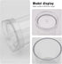 Plastic Candle Molds,2 Sizes Cylinder Candle Molds Pillar Candle Mould with Candle Wick Wooden Wick Holders Cylindrical Mould DIY Candle Making Su...