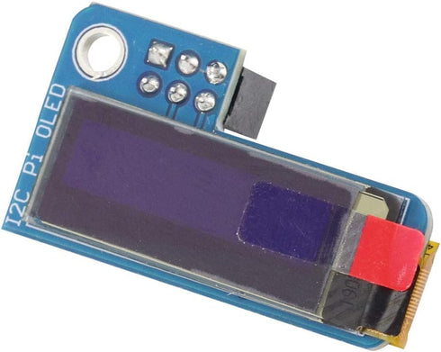 PiOLED 0.91inch OLED Screen Display Module I2C 128X32 Blue for 4B/3B/3B+/2B/B/Zero(Blue)...