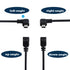 90 Degree Mini USB Cable Angle Mini 5pin USB B Male to USB 2.0 Male Data Sync Charging Extension Cable for GPS Dash Cam Black Left Angle 4.9FT......