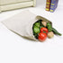 Cotton/Linen Blend 11- by 15-inch Muslin Produce Bags with Drawstring, 6-Pack...