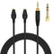 Replacement Audio Cable Cord Compatible with Sennheiser HD600 HD650 HD580 HD660S Headphones, 3.5mm 1/8" Plug and 6.35mm 1/4" Adapter 6.6FT/2m...