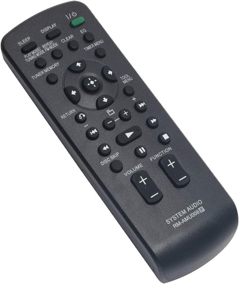 RM-AMU008 Replace Remote Control fit for Sony Compact Mini Hi-Fi Stereo Component System Disc Receiver LBT-ZX66i HCD-EC68P HCD-ZT4 HCD-ZX66i HCD-Z...