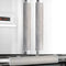 OUGAR8 Refrigerator Door Handle Cover Set of 3,Kitchen Appliances Gloves Fridge Microwave Dishwasher Door Cloth Protector-Catches Drip,Fingerprint Dust Cover (3pcs, Gray Plush)