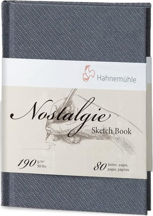 Nostalgie Sketch Book 190g/m², Drawing Notebook, A5, Portrait, 40 fls...