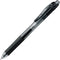 Pentel Knock Gel Ballpoint Pen Energel X, 0.5mm Needle Tip, Black Ink (BLN105-A)...