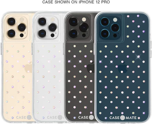 Case-Mate - Twinkle - Case for iPhone 12/iPhone 12 Pro (5G) - 10 ft Drop Protection - 6.7 Inch - Stardust...